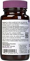 Vista 3 de Bluebonnet Nutrition B Complex 50 cápsulas vegetales, espectro completo completo, vitamina B6, B12, biotina, folato, vegano, vegetariano, sin