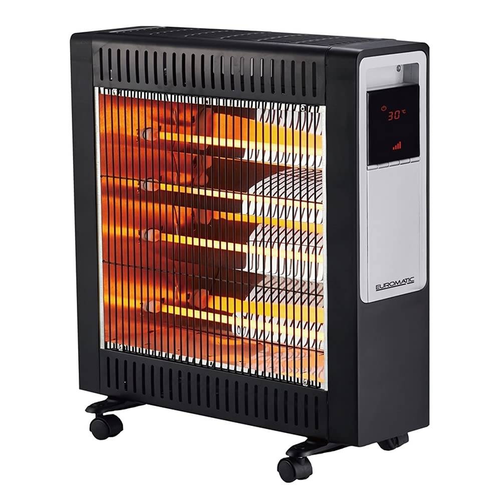 Euromatic 2200W 4 Bar Quartz Radiant Convection Heater with Remote Control  - RCH22W: Heating: Amazon.com.au