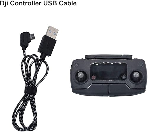 Miniatura 2 de Tineer Cable de carga de nailon trenzado USB para DJI Mavic Mini/Mavic Pro Platinum/Mavic Air/Spark/Mavic 2 Pro y accesorio de controlador de zoom