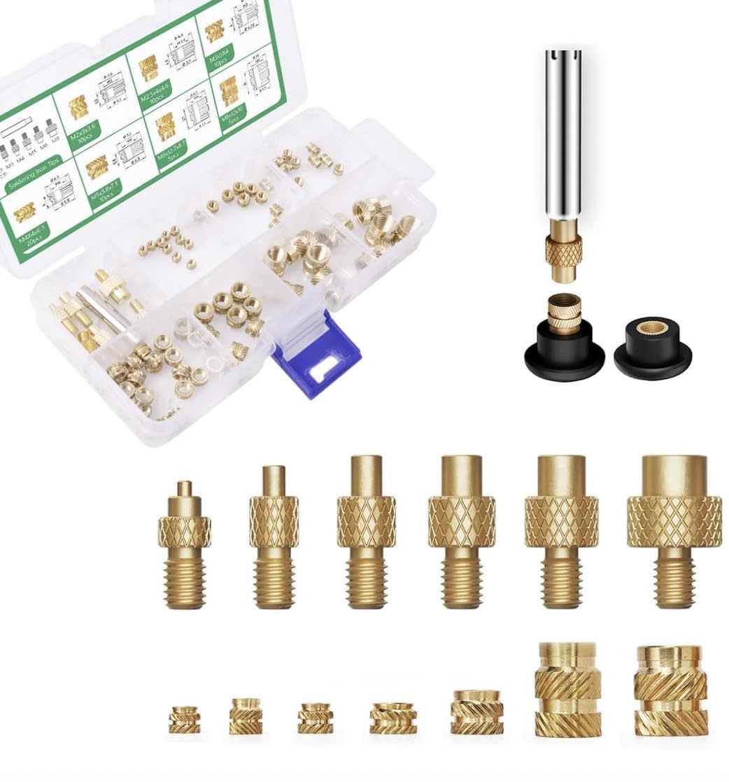 Amazon.co.jp: 【T18対応/3Dプリンタ補強用】ヒートセットチップ＆真鍮