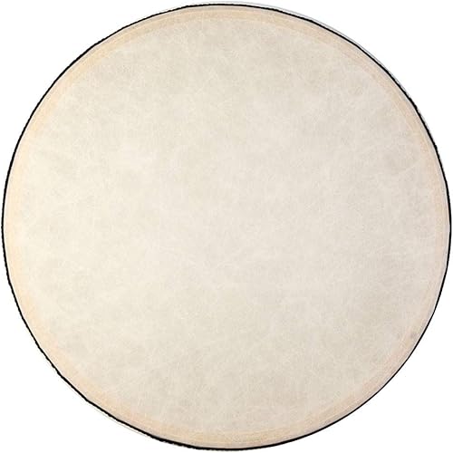 Miniatura 7 de Nydotd Tambor de mano de 10 pulgadas y 8 pulgadas para niños, tambor de marco de madera de percusión con palo de tambor, instrumentos de percusión