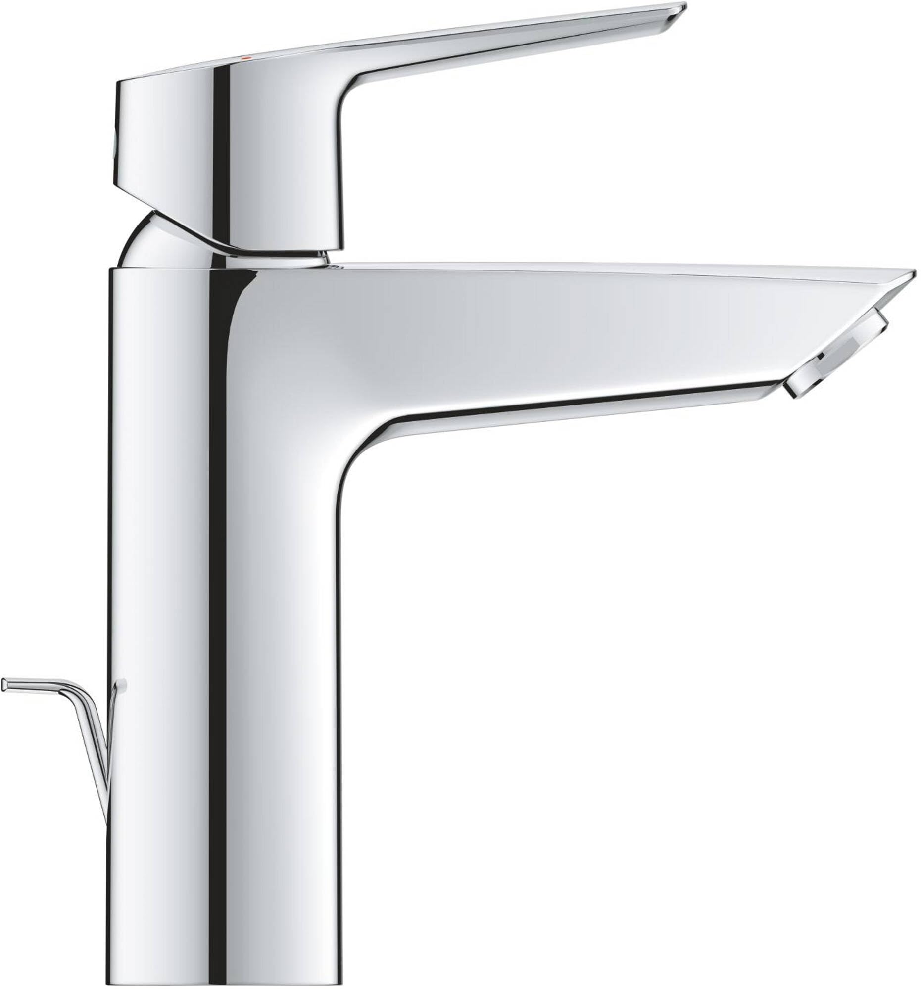 GROHE QUICKFIX Start 23552002 bateria umywalkowa jednouchwytowa (oszczędność wody, rozmiar M, w zestawie narzędzie montażowe 3 w 1, szybkie mocowanie), chrom,