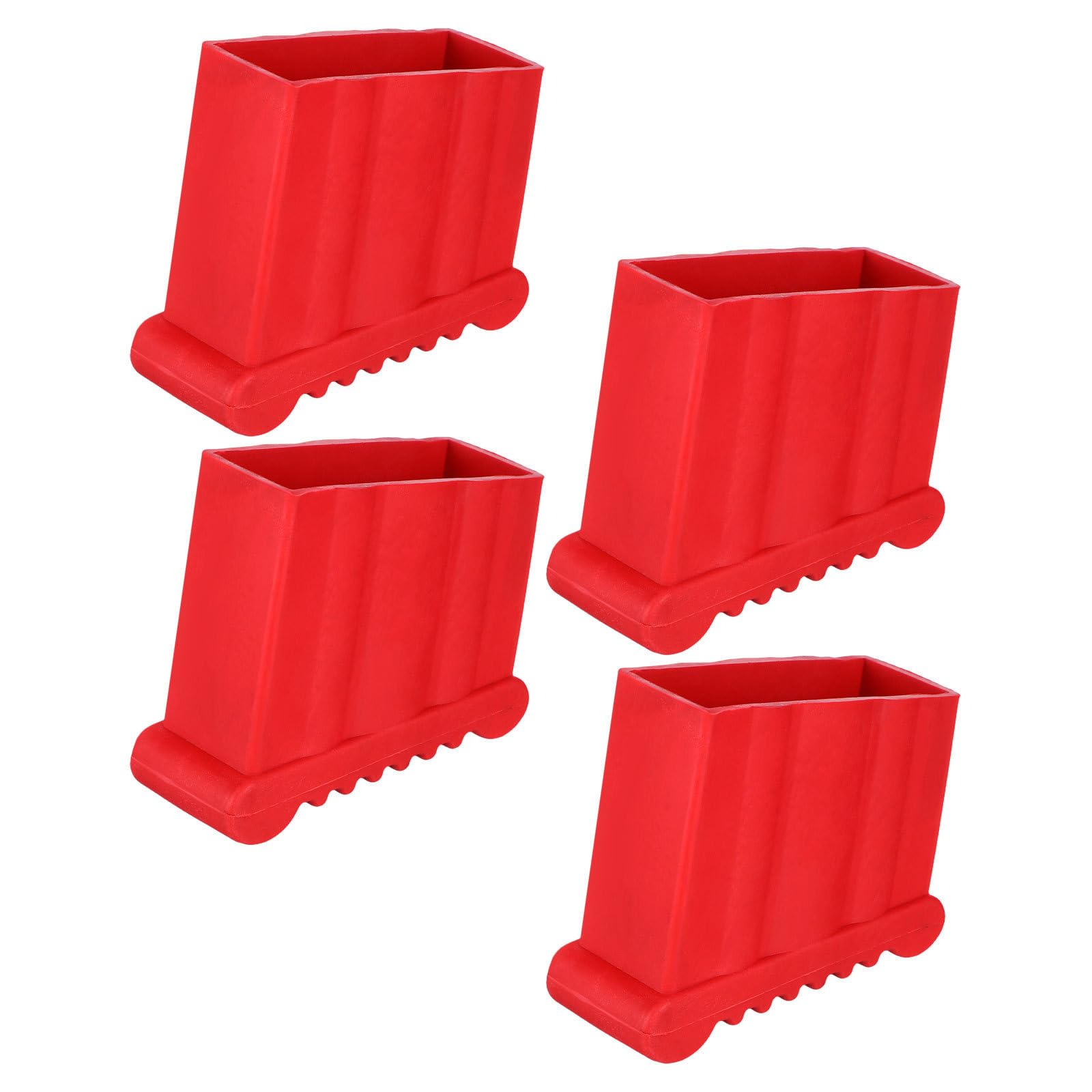 Goma antideslizante para escalera extensible con tacos rojos de protección residencial GALPADA