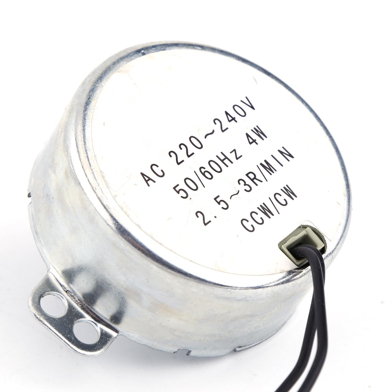Motore Sincrono AC 220-240V 2.5-3 RPM 4W per Giradischi e Meccanismi di Rotazione Lenta