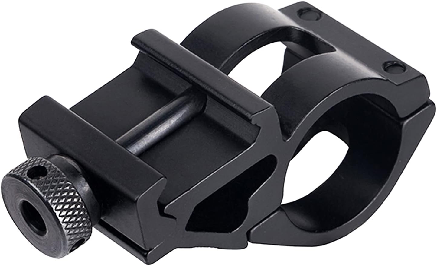 Tactical 1" Angled Offset Mount for Flashlights, Accessories Low Profile Ring Mounts for Light Devices and All 30mm Mountable Accessories Fit on Picatinny Rails