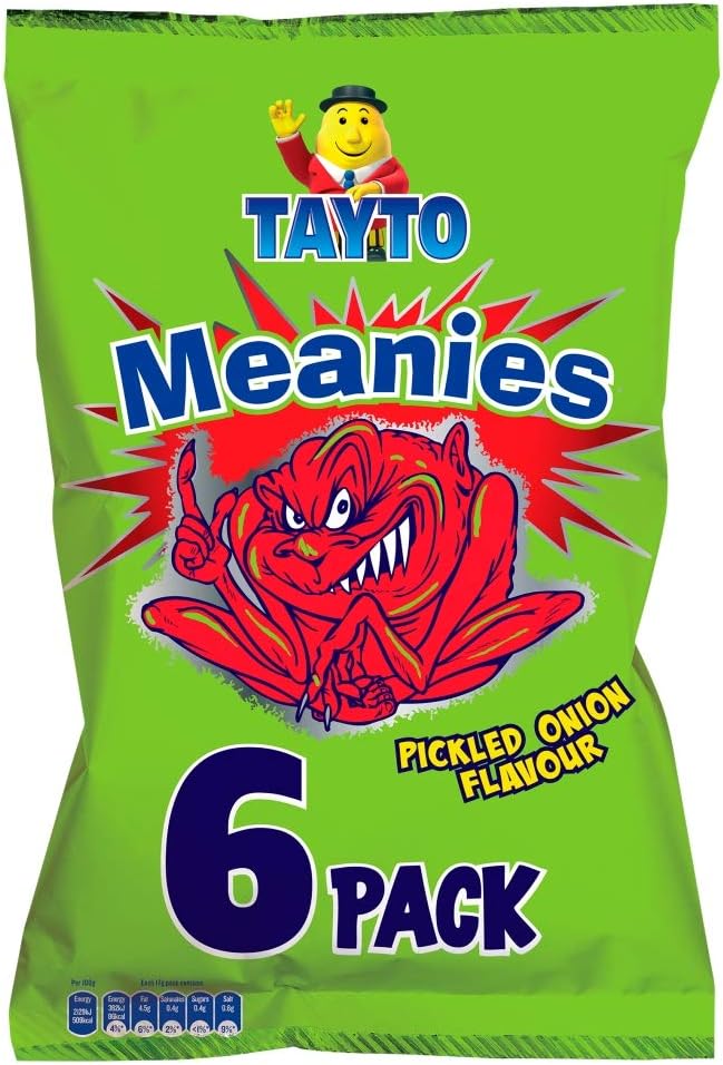 Meanies Pickled Onion Flavor 6 x 17g