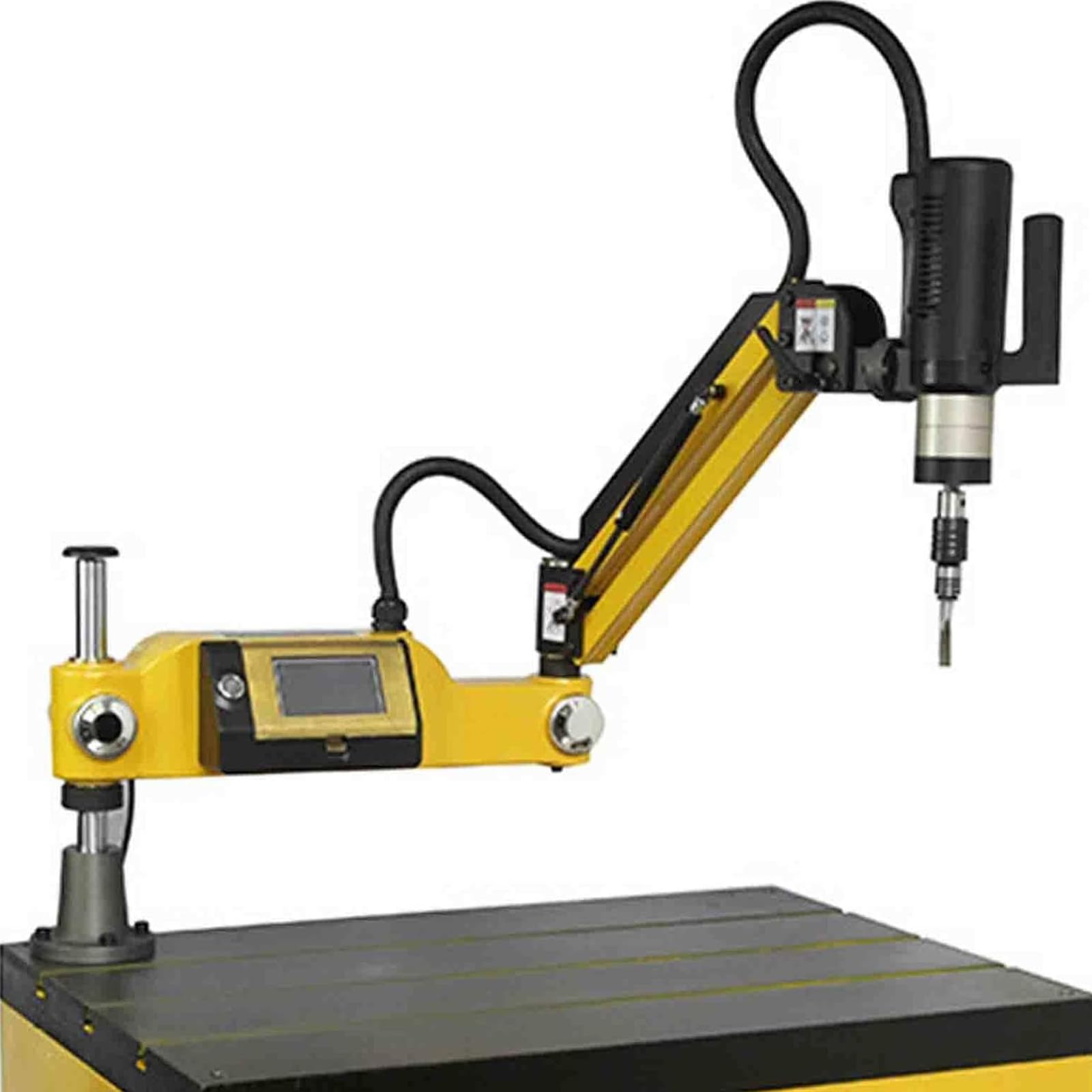 Maschiatrice Elettrica 600w da 0 a 312 Giri/Min da M3 a M16 Maschiatrice a Braccio Maschiatrice a Braccio Articolato Filettatrice Elettrica,Maschiatrice Universale a 360°