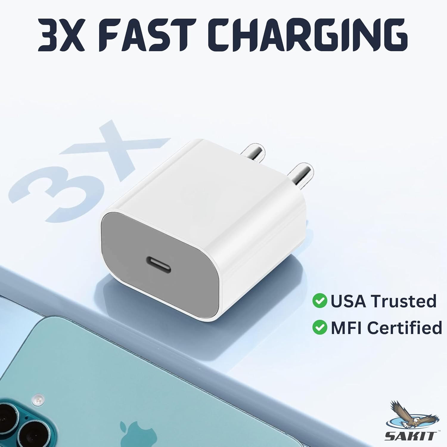 RAVIAD 20W Original (MFi-Certified) Super Fast Charger Adapter & Type C to C Braided Cable, Compatible with iPhone 17/17 Air/17 Pro/17 Pro Max/16/15 Series, iPad & Other Devices I PD Wall Charger — Amazon image 4