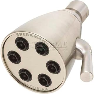 S-2252-BN - Anystream Icon 6-Jet Shower Head, Brushed Nickel Finish, 2.5 GPM