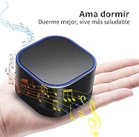 Vista 8 de Máquina de sonido blanco Magicteam con 20 sonidos naturales relajantes sin bucle, función de memoria, 32 niveles de volumen, alimentada por CA o USB