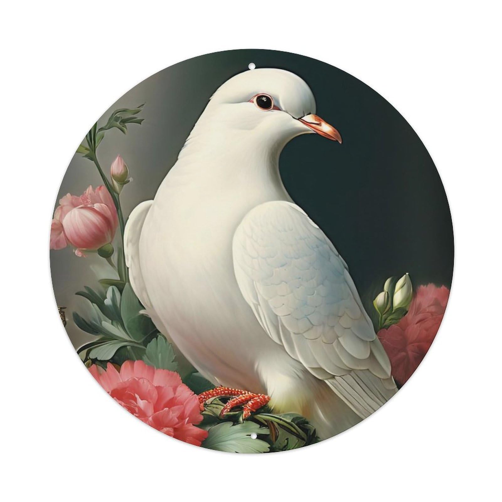 Animal Carrier Pigeon Metal Tin Sign