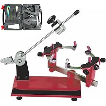 DIY Badminton Racket Stringing Machine, Heavy Hammer Table Racket Stringing Machine, for Badminton, Tennis, Squash Rackets Red