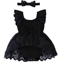 Baby Girl Romper Dress Ribbed Newborn Lace Boho Tutu Dresses Headband Baptism Photography Wedding Summer Outfit 0-24M