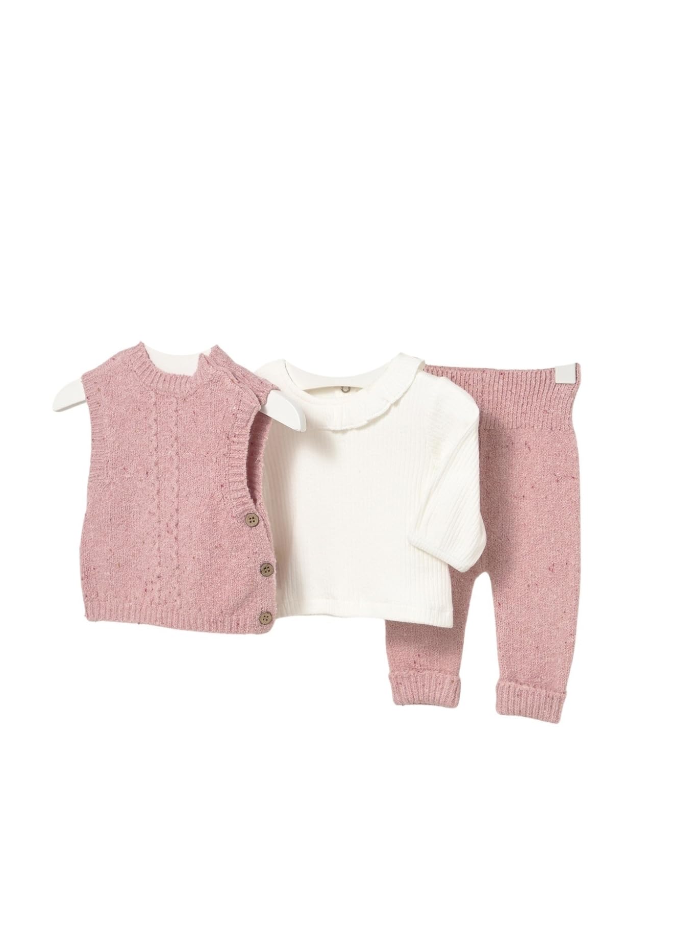 Mayoral Conj. Leggings Chaleco Tricot para bebé niña 6-9 Meses (75cm)
