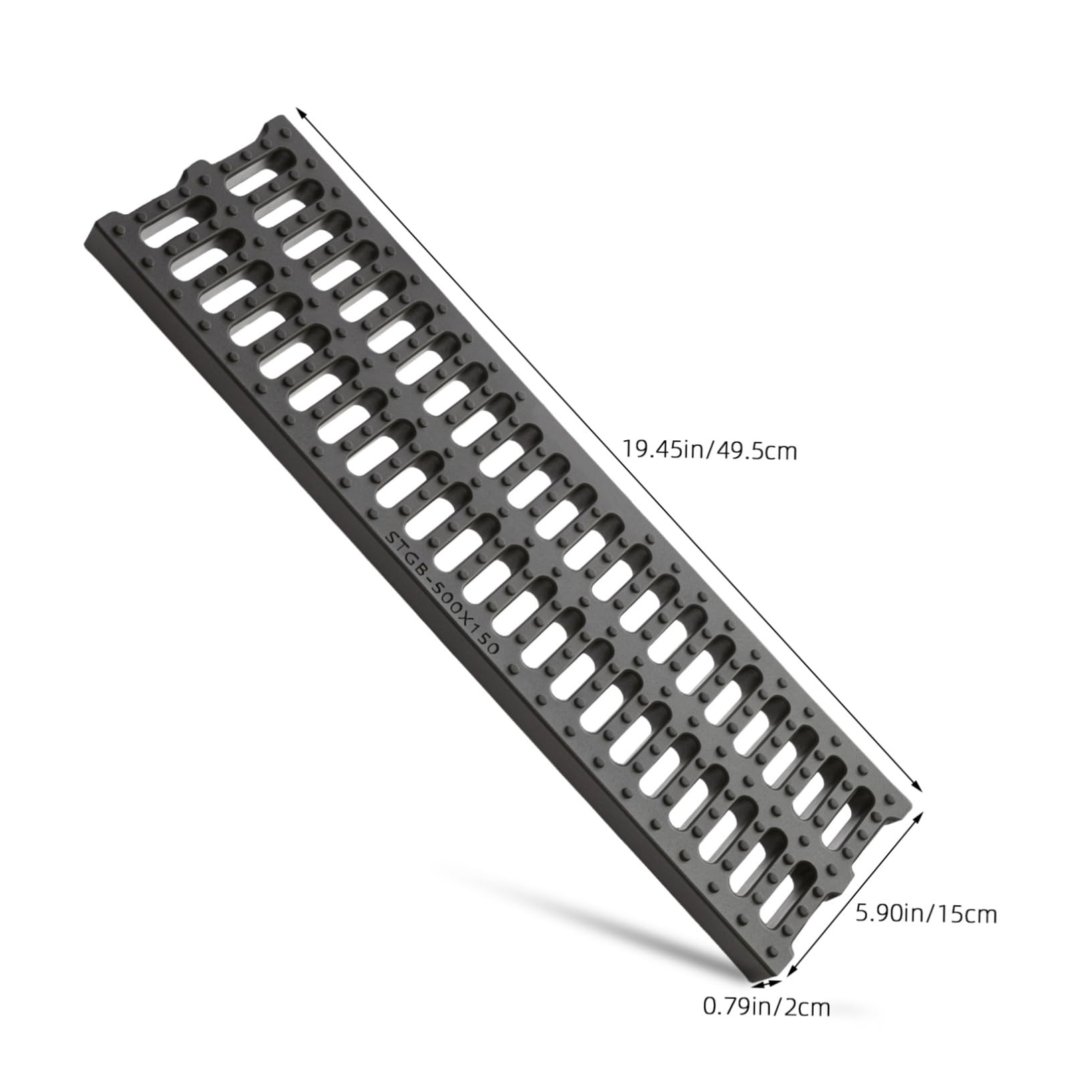 Holibanna Copertura per Scarico Drenaggio Resistente Antiscivolo per Esterni Adatta per Patii Nero Design Innovativo per Prevenire Intasamenti