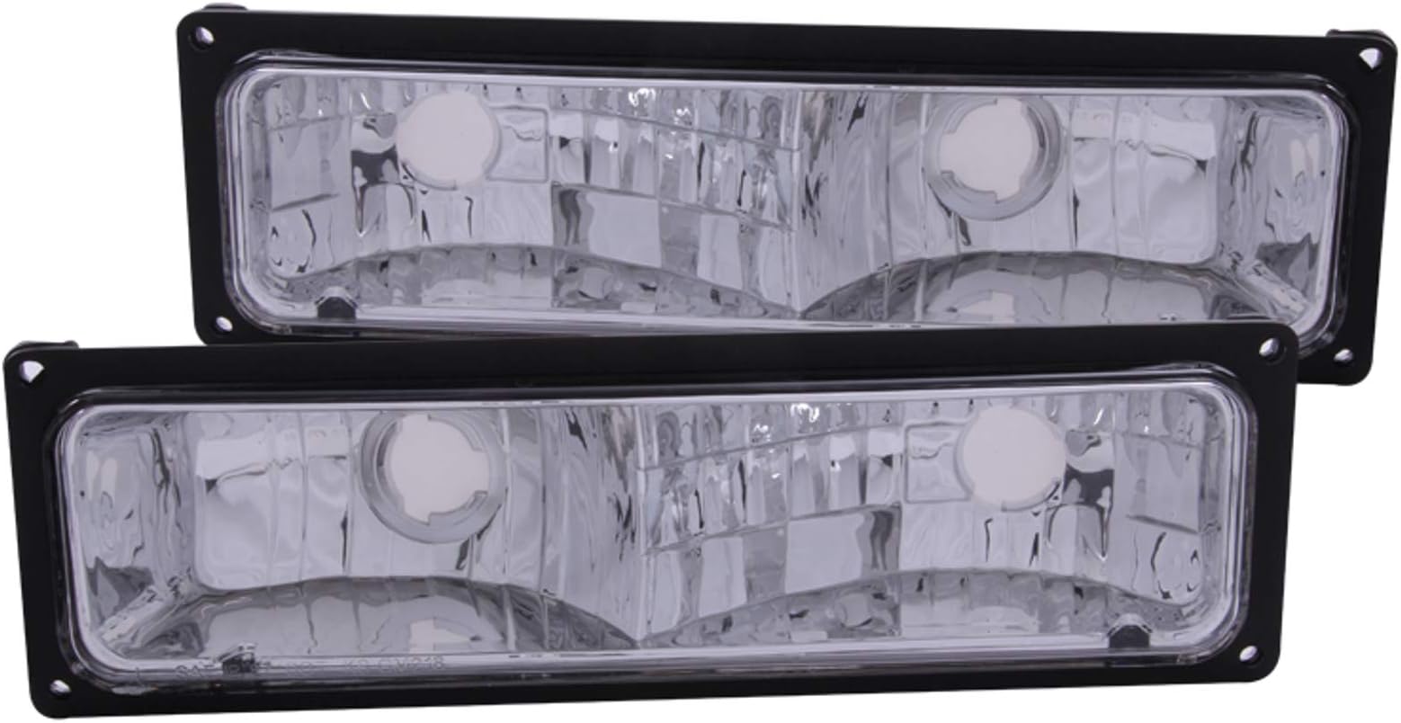 ANZO USA511033 Chevrolet Black Parking Light Assembly - (Sold in Pairs)