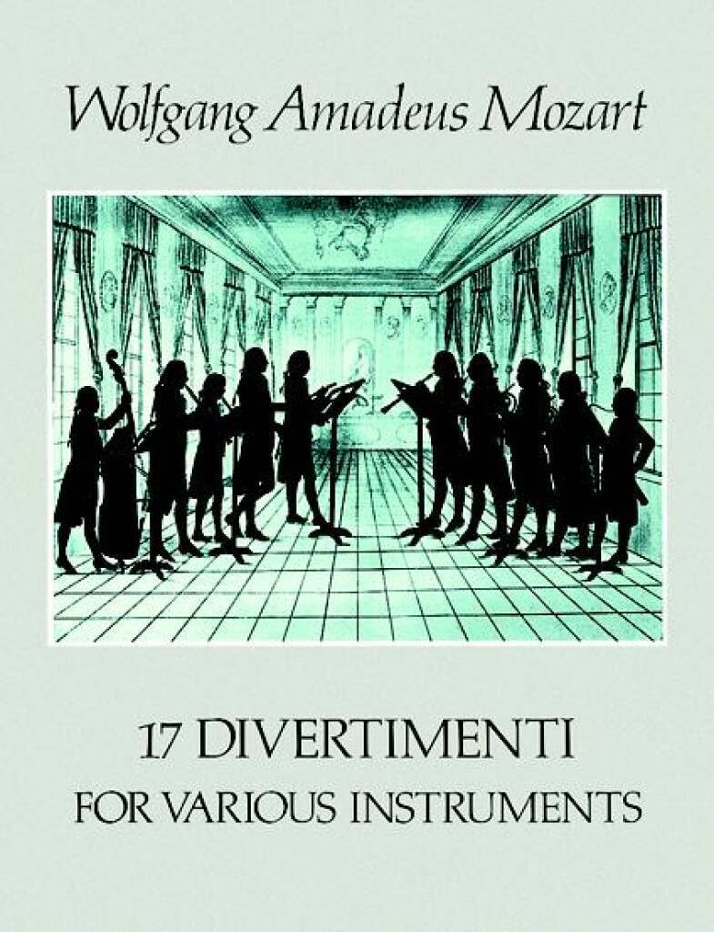 Conducteur Divertissements divers instruments (17) recueil de partitions d'orchestre