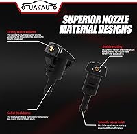 Vista 4 de OTUAYAUTO Boquillas ajustables para limpiaparabrisas de repuesto para Dodge Caliber, Journey Jeep Grand Cherokee, Compass Kit de chorro