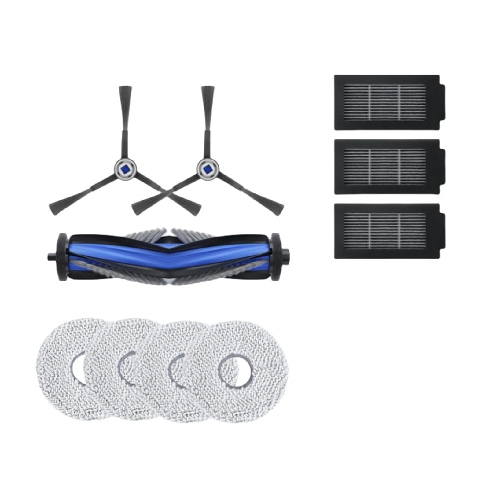 Aihdbcl E ,Compatibl For Covacs,T50 Pro Vacuum Spar Parts Brush Filter Mop Rag Kit