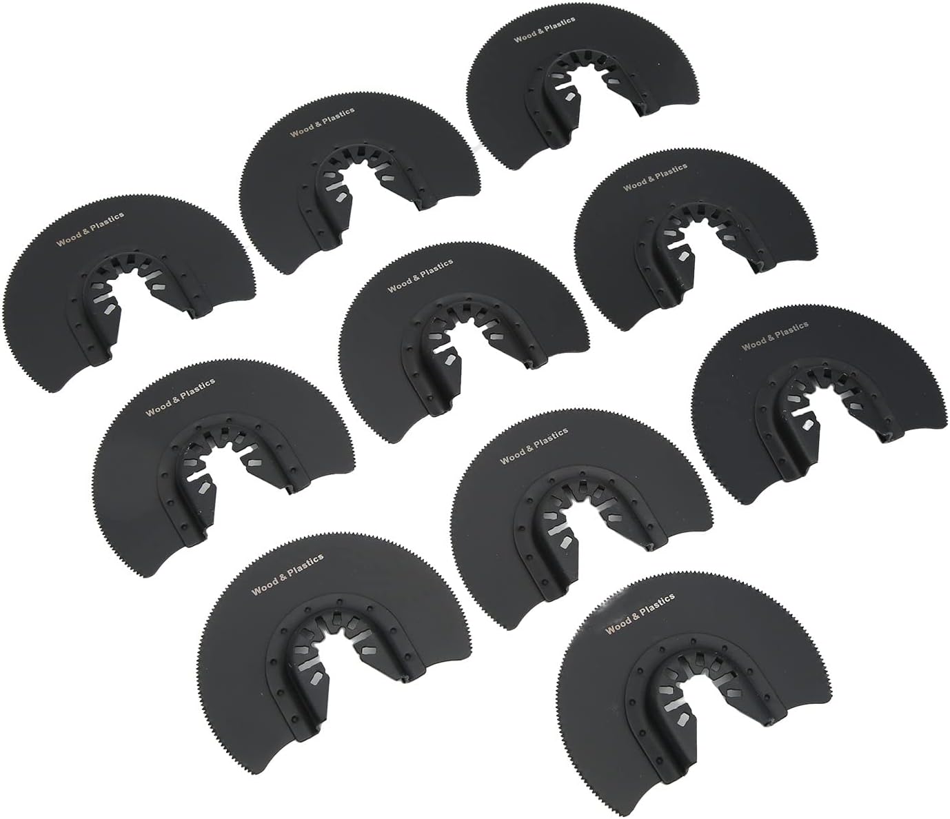 CHEOTIME 10pcs Semi Circular Saw Blade, Semi Circle