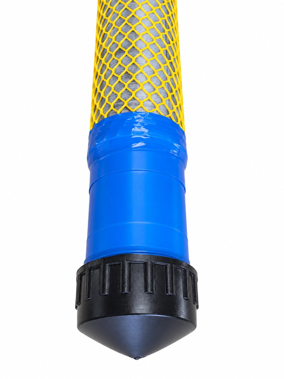 PVC Gewebe-Filterrohr 1 1/2" mit Filtertresse 1m, Inkl. Bodenkappe