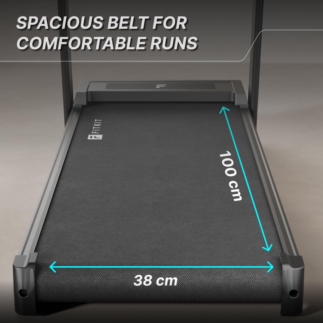 Fitkit Treadmill - 4.5HP Motor, Incline, Tablet Holder -7