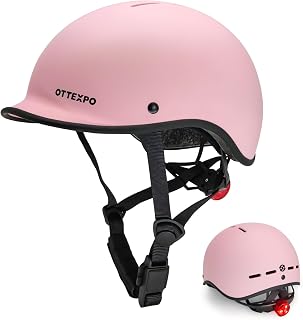 OTTEXPO Bike Helmets for Adult, Retro Adustiable Helmets, Lightweight Bicycle Sporty Helmets