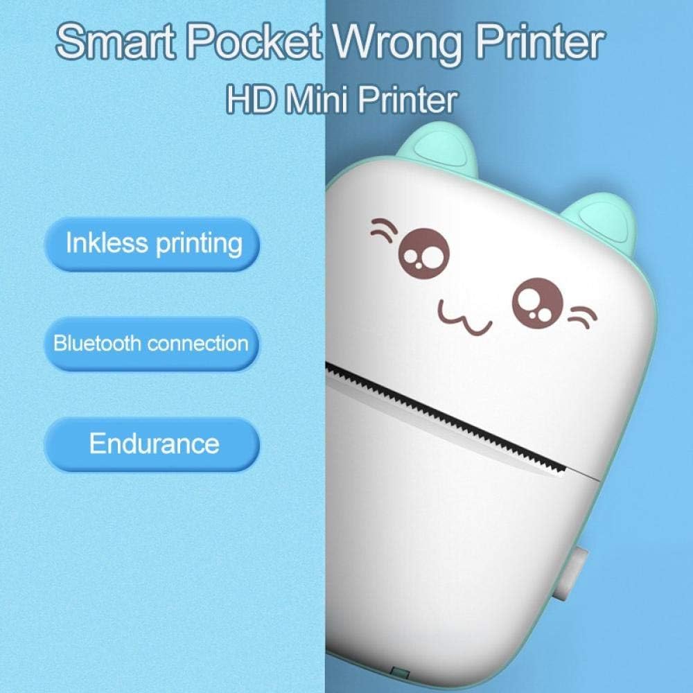 Impresora para Gatos Mini Impresora De Preguntas Incorrectas Foto Térmica  Bluetooth Impresora Portátil Pequeña para Estudiantes Regalo para  Niños-Azul : Amazon.es: Informática