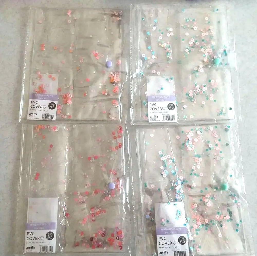 Amazon.co.jp: アミファ 6リング A5 バインダー用PVCカバー