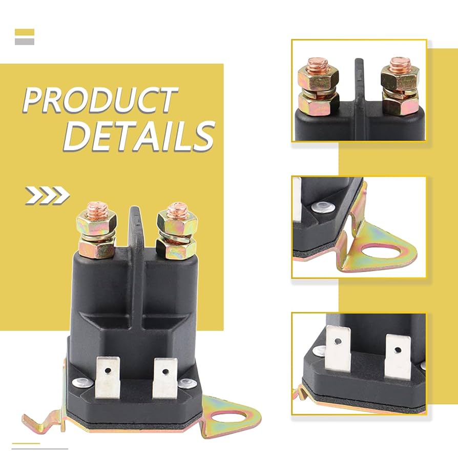 Amazon.com : HNeekyr 192507 Starter Solenoid Compatible with