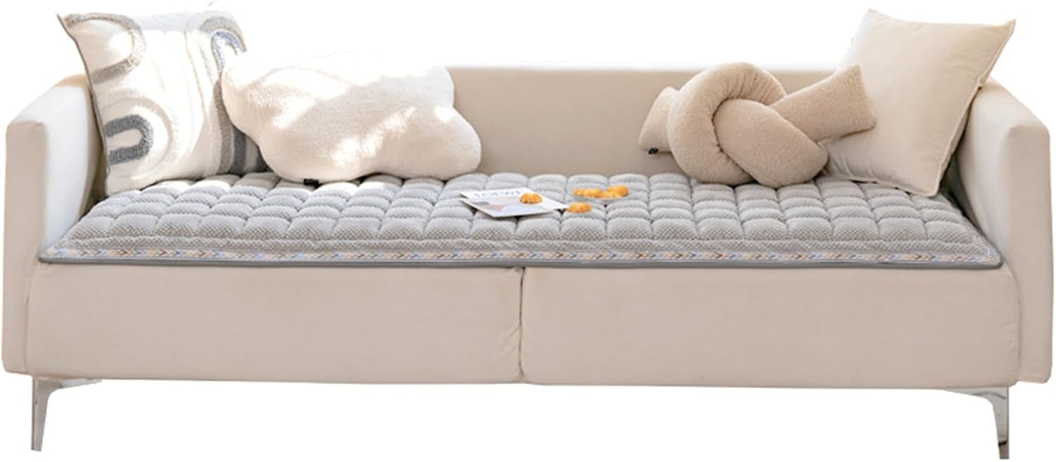 Funny Fuzzy Couch Cover, Garden Chic Cotton Protective Couch Cover, Chic Patio Sofa Couch Cover, Non-Slip Couch Covers Sofa Slipcover