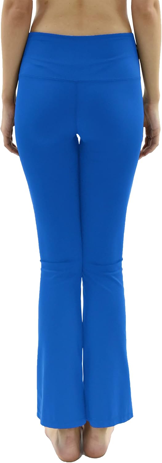 Private Island Women UPF50+ Bootcut Long Leggings Pants Swim Beach Swimsuit Rash Guard Bathing CubanoBoom Bottom (RMLBC)