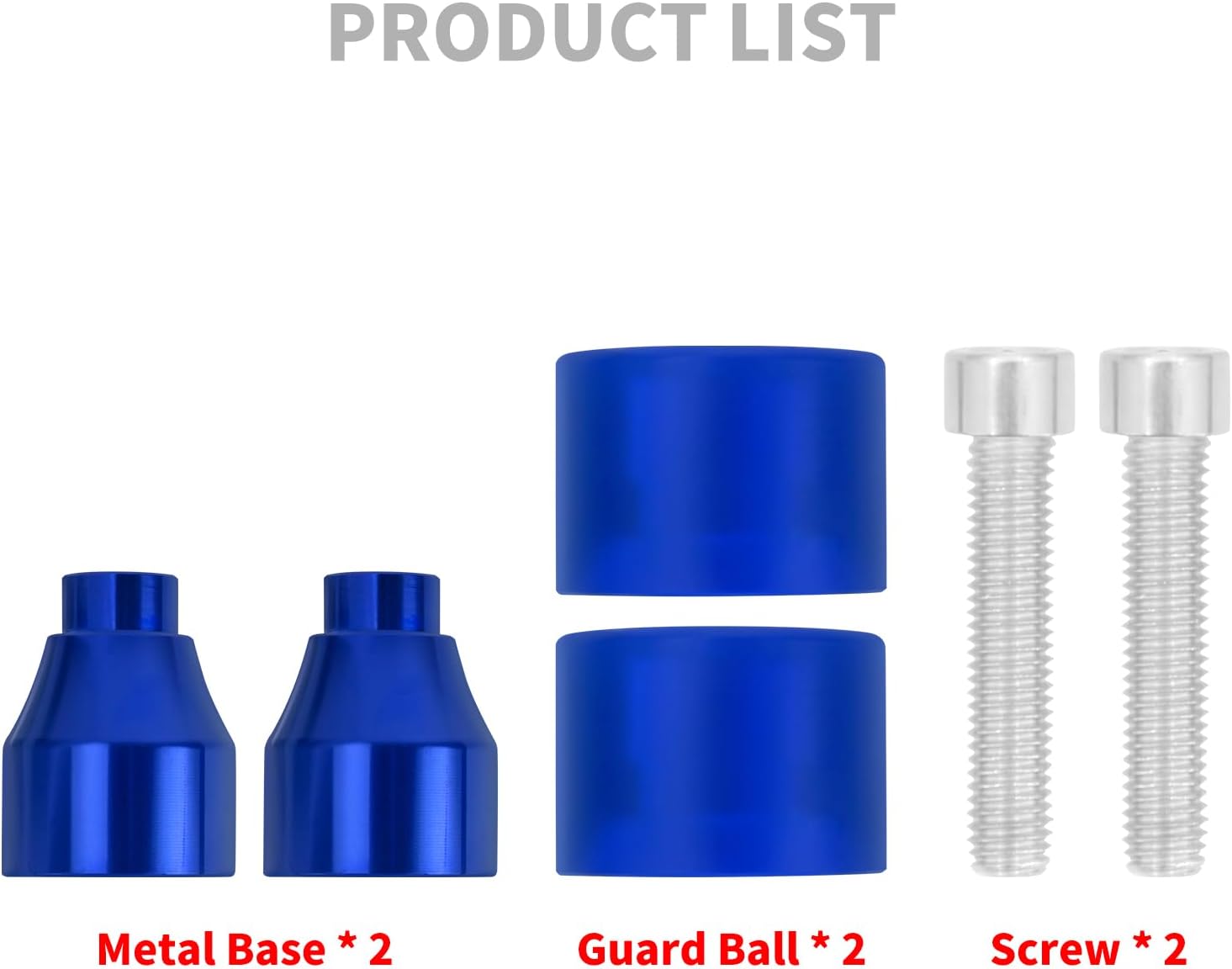 Crash Bar Slider Ends Frame Sliders Fit for Harley M12 Screw
