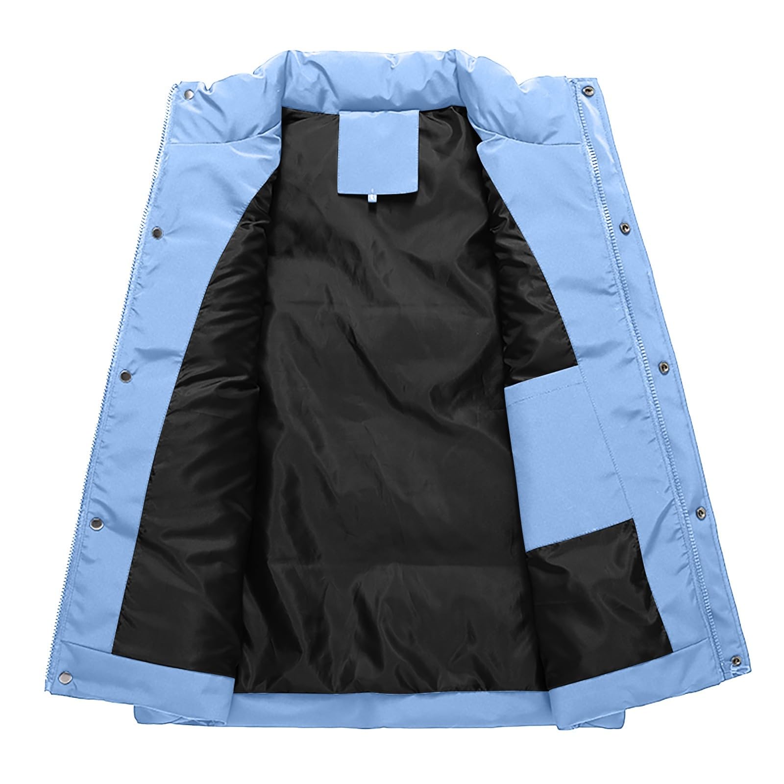 Steppweste Herren Warm Winter Daunenweste Oversize Puffer Weste S-6XL