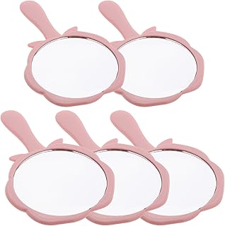 Beaupretty 5pcs Large Rose Handheld Makeup Mi...