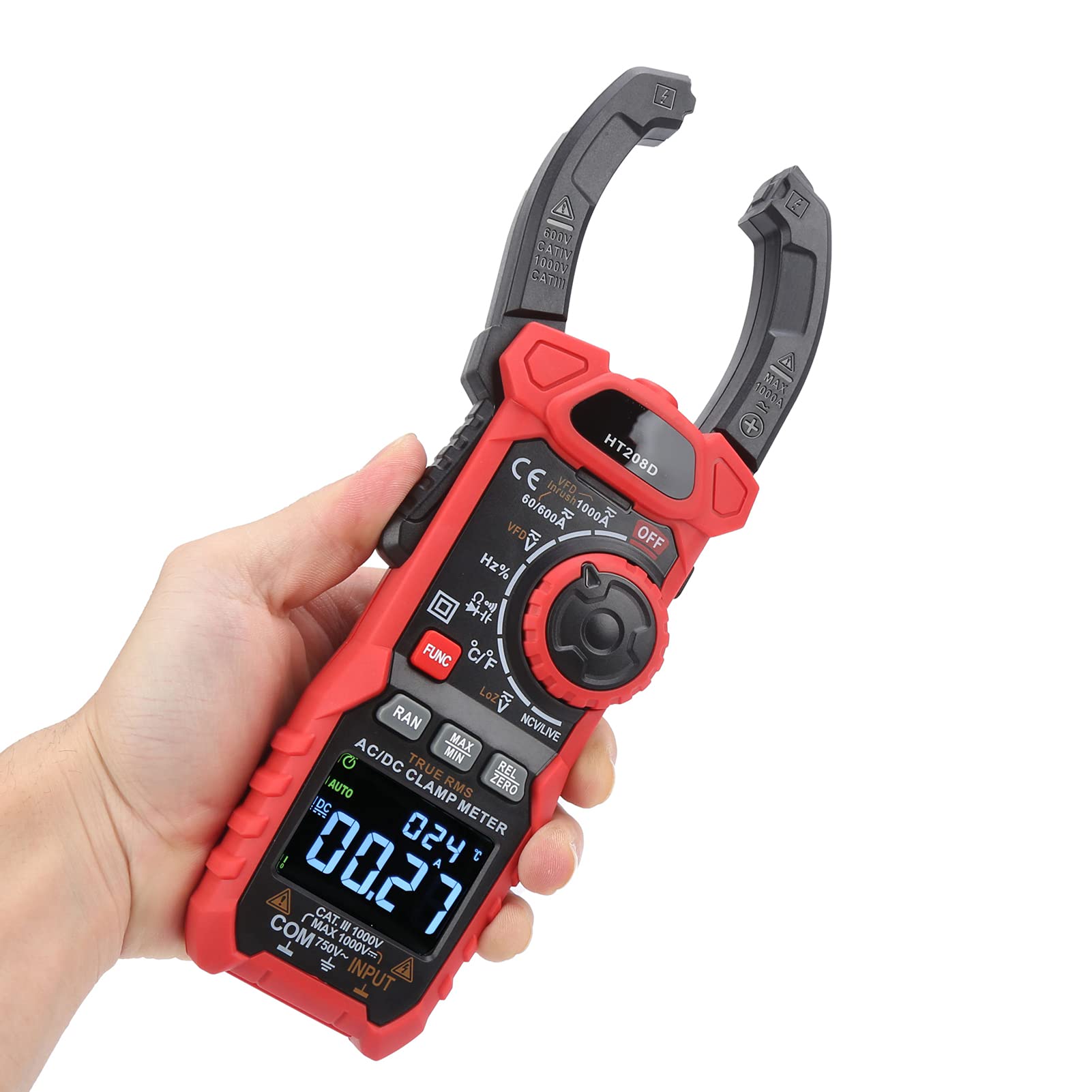 HT208D 6000 Count AC/DC mit LCD-Digitalanzeige für Zuhause im Freien