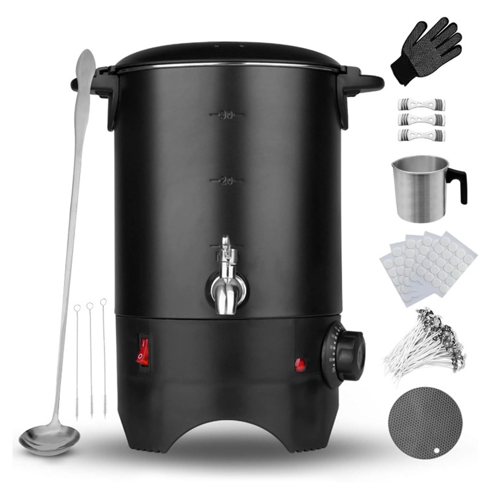 Pot de fusion de bougie électrique PEIXEN 5L avec température réglable