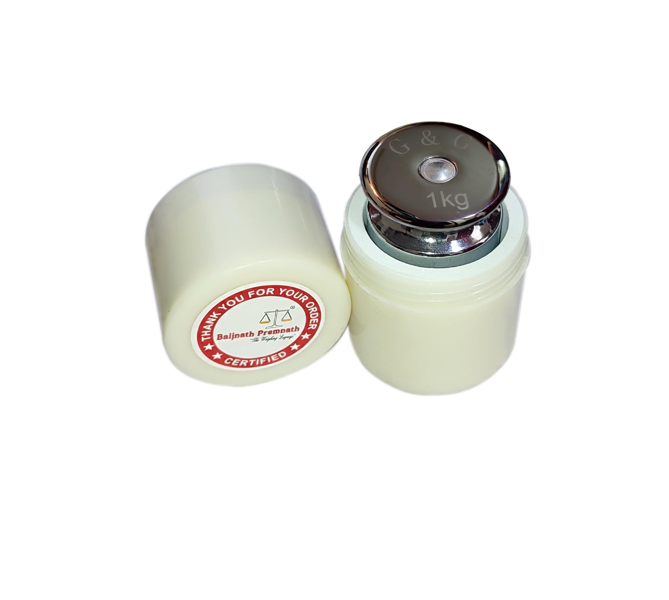 Baijnath Premnath 1000g (1kg) OIML M2 Class Stainless Steel Standard Test weight for Testing & Calibration with NABL Certificate, Precision 160mg with ABS container-image-29