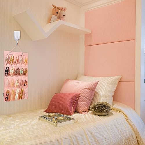 Miniatura 4 de Soporte organizador de pinzas para el cabello, soporte para pinzas para el cabello, almacenamiento de clips de garra colgantes para mujeres y niñas,