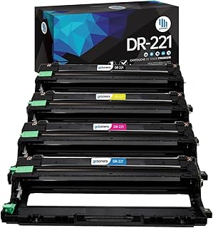 Gotoners 4PK DR221CL DR-221 DR221 Drum for Brother MFC-9130CW MFC-9340CDW HL-3170CDW MFC-9330CDW HL-3180CDW HL-3140CW HL-3170CDN MFC-9140CDN DCP-9020CDW DCP-9020CDN DCP-9015CDW