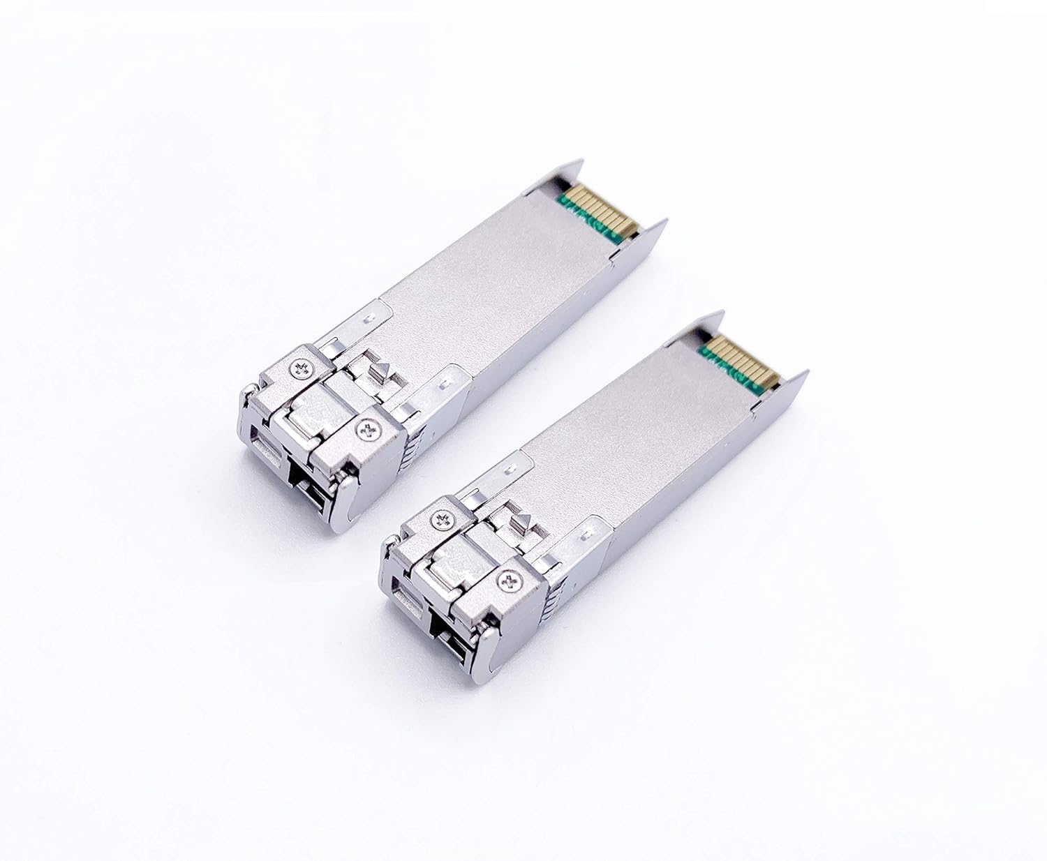 Elfcam® - 1 Coppia 10Gbps SFP+ BiDi Modulo di Transceiver a Fibra Ottica 1270nm/1330nm, con Fibra Port LC Simplex Monomode, Compatibile con HPE(HP-Aruba),DDM 20km