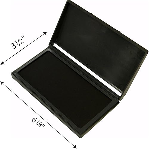 Miniatura 3 de 2000 PLUS Almohadilla para sellos, gel, tamaño #2, tinta negra (030256)