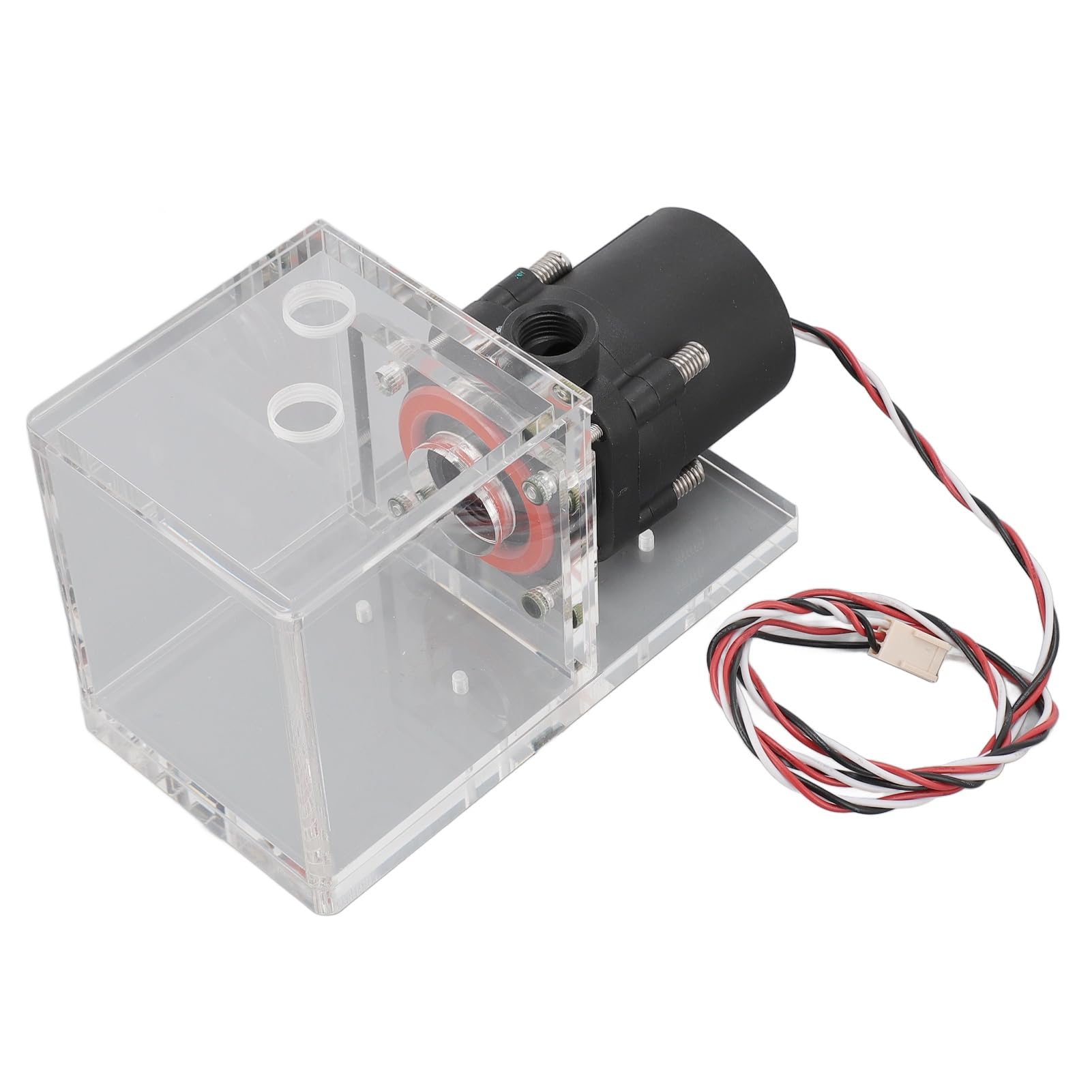 Bewinner Wodna Pompa Chłodząca, 10 W 12 V o Wysokim Przepływie 600 L/h Pompa Chłodząca Procesor Komputera PC, Interfejs Gwintowy G1/4, Cicha Ceramiczna Konstrukcja Odśrodkowa do Komputerowego Układu