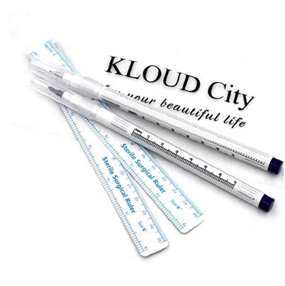 Hautmarkierungsstift wasserdichte Hautmarkierungen Chirurgische Spitzenmarkierungen Hautmarkierungsstift Tattoo Stift Papierherrscher