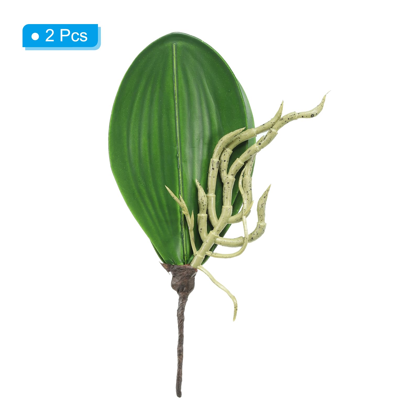 PATIKIL Faux Orchid Leaves 4.3 Inch - Image 3
