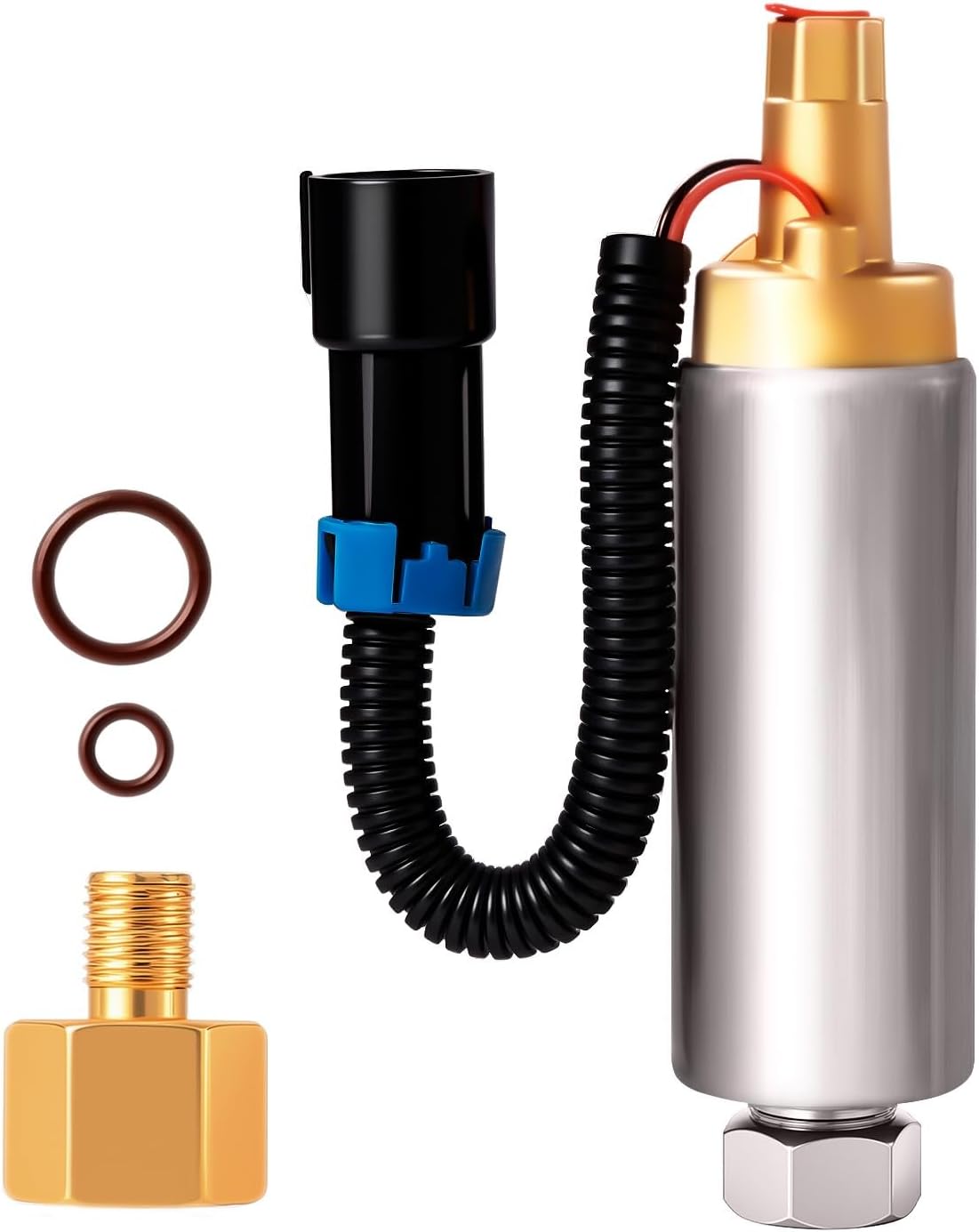 Fuel Pump for Marine Boat Low Pressure Fuel Pump Compatible with Mercury, Mercruiser for Marine Boat 4.3L 5.0L 5.7L V6 V8 861155A3, 935432, 18-8868