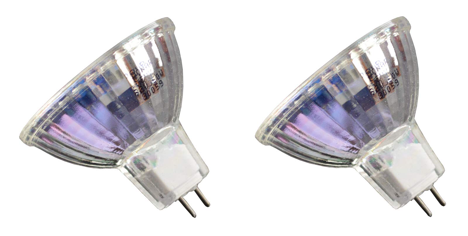 Donar 2-Pack RM-128 ENX 82V 360W MR16 Bulb – 50mm Dichroic Reflector, GY5.3 Base For 3M Projectors & Overhead Lamps