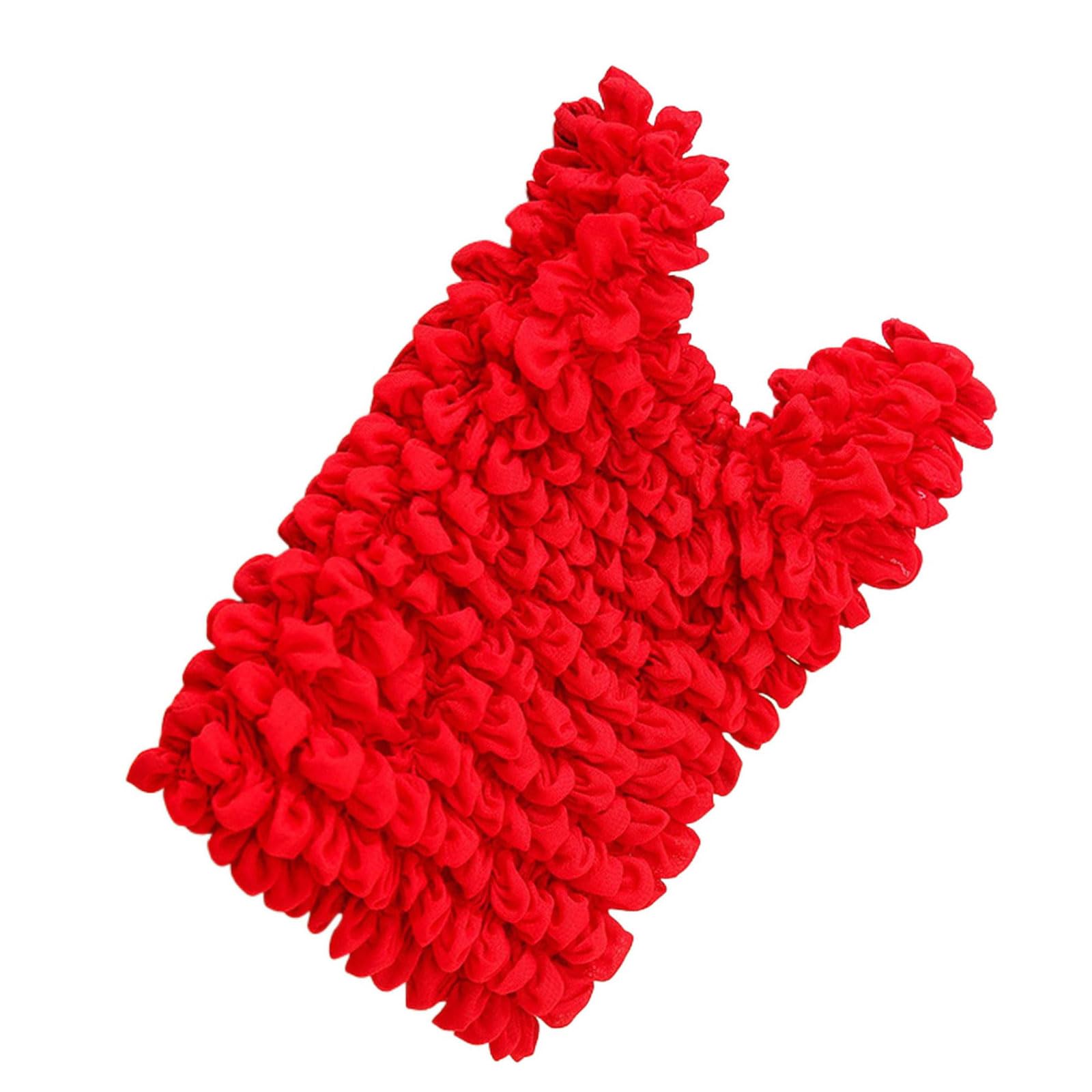 Sehuby Red Folding Bags，Folding Bag Pleated Bag Magics Bag Foldable Stretch Bag Large Capacity Shopping Bag Reusable Grocery Bag Telescopic Bag