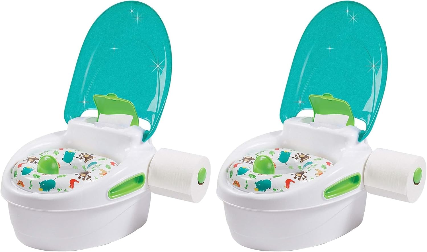 Summer Infant Step by Step Potty, Neutral – 3-in-1 Potty Training Toilet – Features Contoured Seat, Flushable Wipes Holder and Toilet Tissue Dispenser