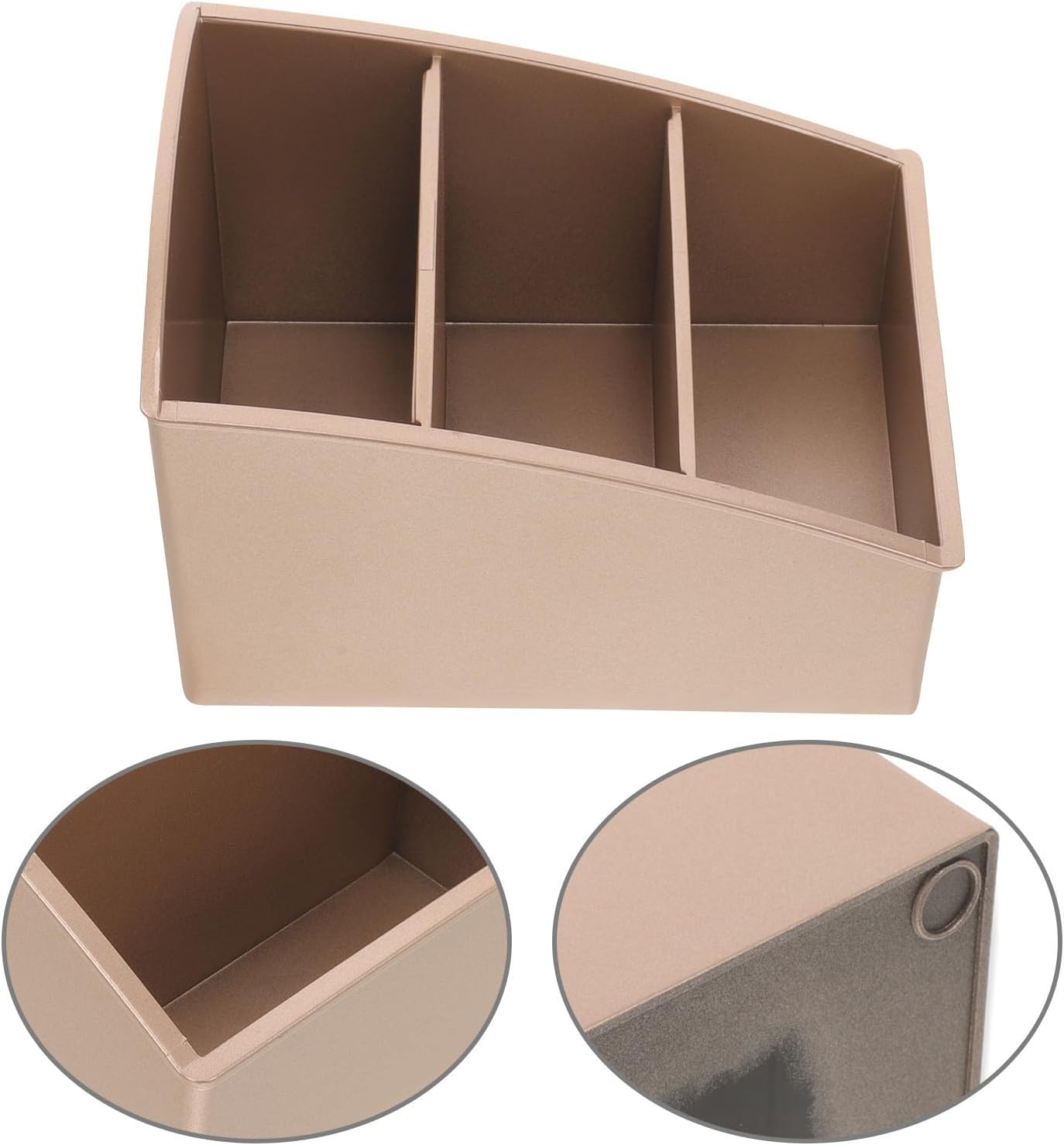 Ipetboom Tea Bag Organizer Storage Holder with Multi Grids Plastic